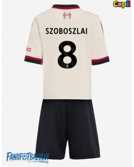 Liverpool Dominik Szoboszlai #8 Echipament de Fotbal Replică 2025-26 Copii Deplasare (+ Șorturi)